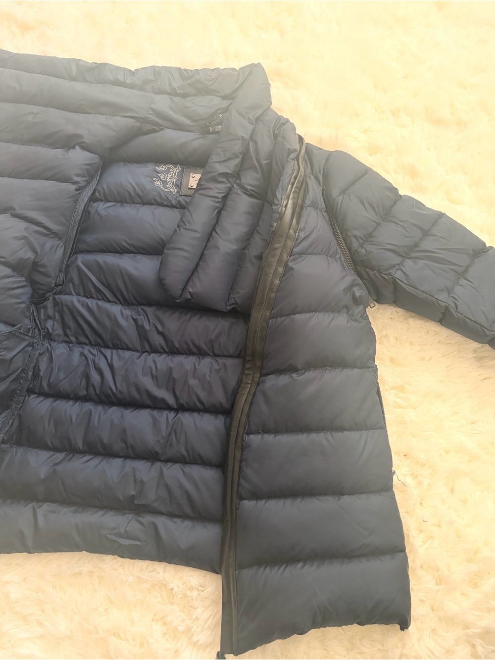 Mackage Navy Blue Quilted Puffer Jacket & Vest - Picture 5 of 8